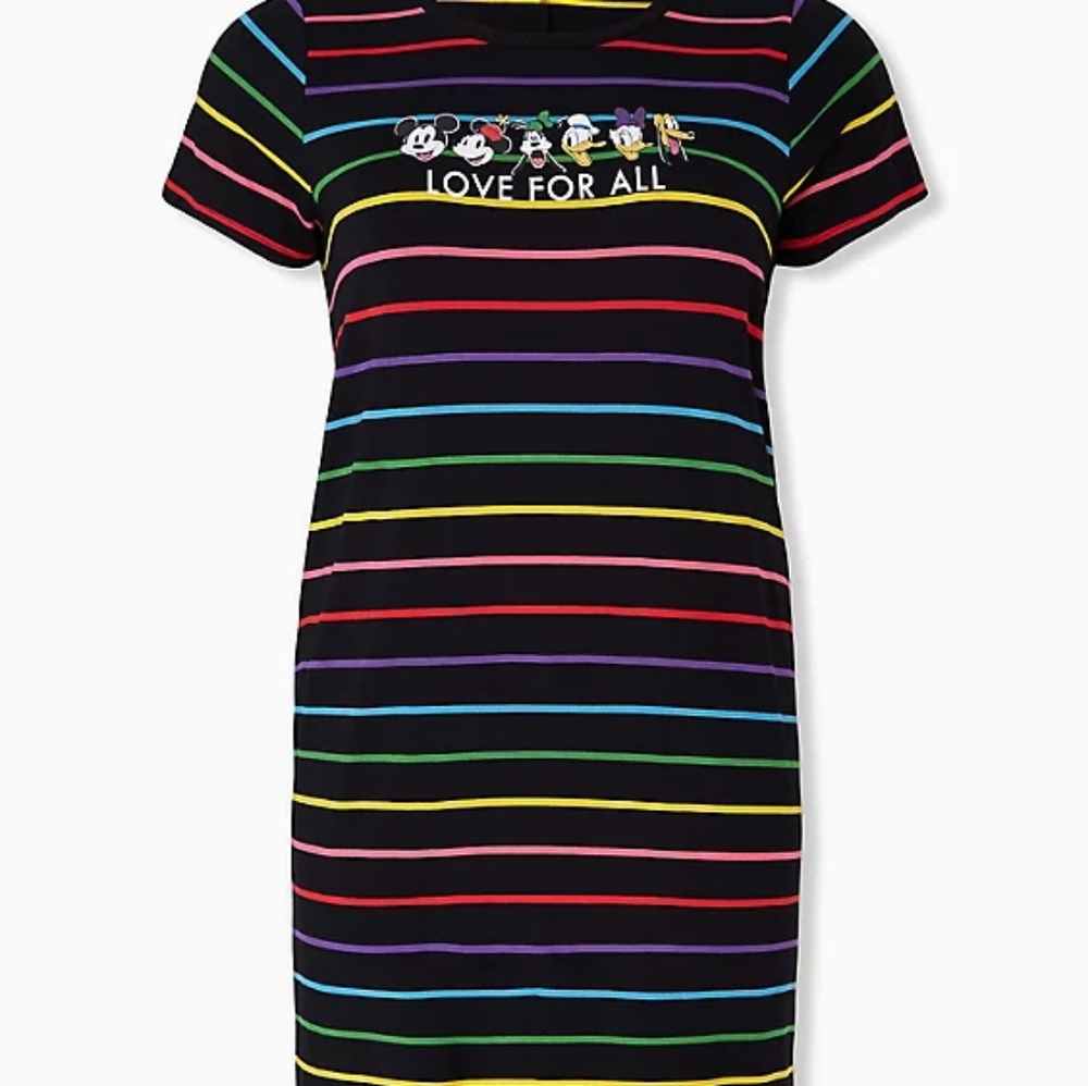 🌈 Disney Love For All T-Shirt Dress